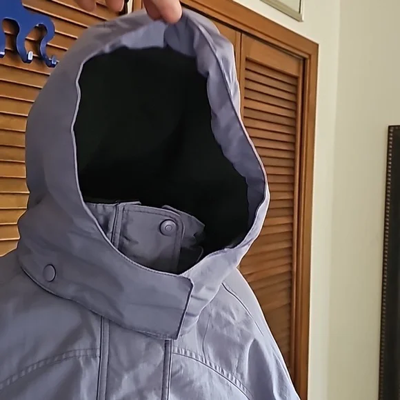 Vintage Alaska Frontier winter snow ski jacket removable hood zipper nylon coat - Picture 9 of 13